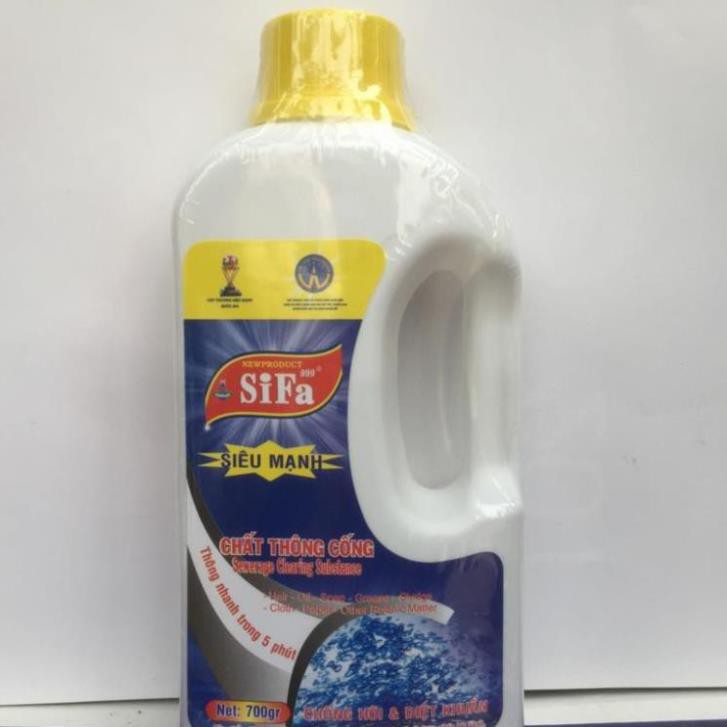 Dung Dịch Thông Cống Cầu Sifa Tiện Dụng 700ml – chất chống tắc nghẽn thông cống cực nhanh