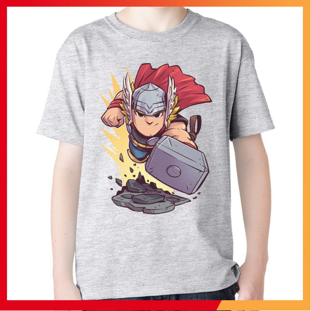 [Siêu Hot] Áo thun Marvel in hình Thor Chibi - Form rộng BIGSIZE AZ F1933