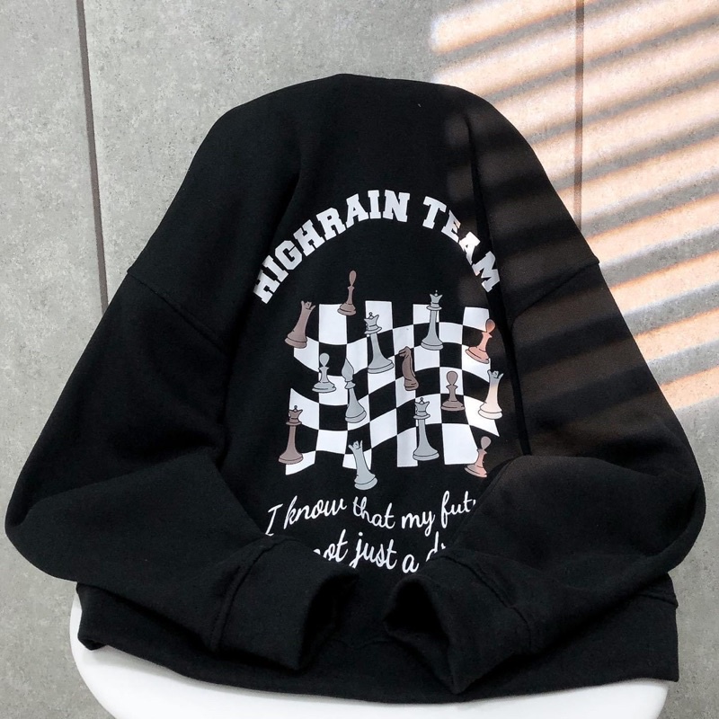 Áo Khoác Hoodie zip nỉ bông ⚡️HIGHRAIN màu XANH/TAN  Nam nữ unisex/FREESHIP  Áo Hoodie dây kéo form rộng Jaystoree