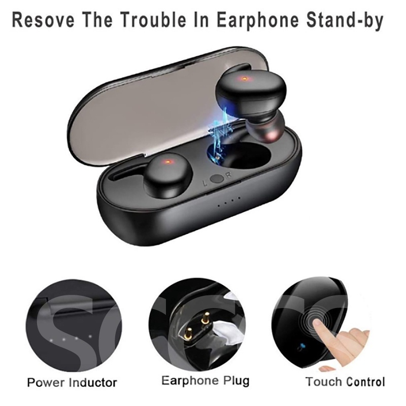 Tai Nghe Bluetooth 5.0 Y30 tws Có Mic Cho Android ios