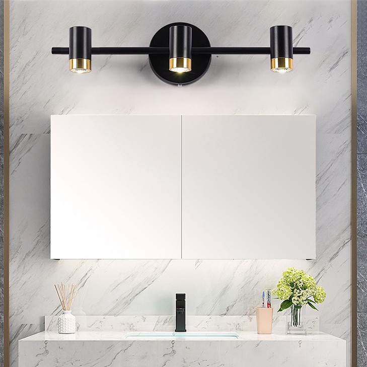 Đèn soi tranh cao cấp trang trí phòng khách, phòng tắm 6028-BK