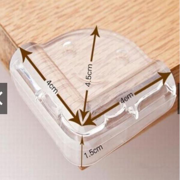 Bịt góc bàn, bọc cạnh bàn kính, cạnh tủ silicon an toàn cho bé Thế Giới Khăn