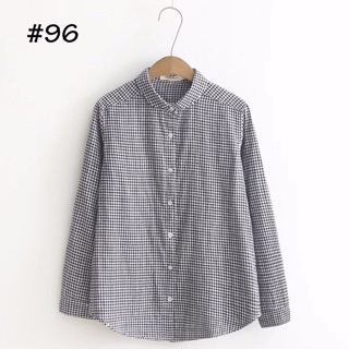 Sơmi Oversize cổ sen (hình thật sản phẩm)