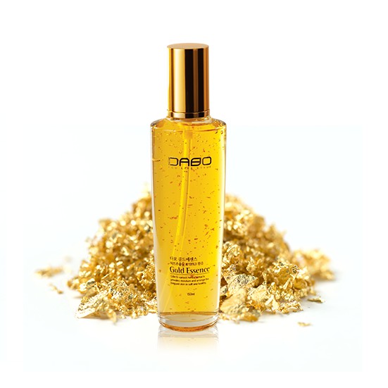 Tinh chất serum vàng 24K dưỡng trắng da DABO Hàn quốc 150ml/Hộp Và 1 gói tẩy da chết Beauskin Apple 3ml/gói