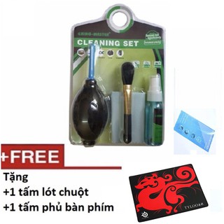 Bộ vệ sinh 6 món cho máy tính Laptop Tặng lót chuột máy tính đẹp giá cực sốc màu ngẫu nhiên