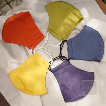 Khẩu trang lụa tơ tằm