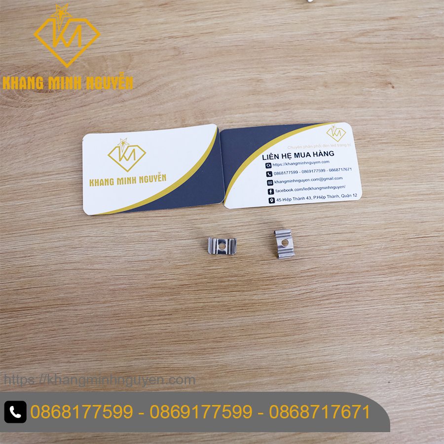 Đầu bịt nhựa và pát sắt cho thanh nhôm định hình đèn led chữ T 508 lắp âm, chữ U 509 lắp nổi, chữ V 601 lắp góc nổi