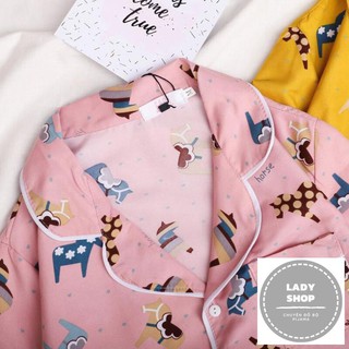 [Siêu Hot] Bộ đồ Pijama 💖 Bộ Ngủ - Đồ Mặc Nhà Kate Thái (Hình Ngựa HT273) [HÀNG ĐẸP CHUẨN]