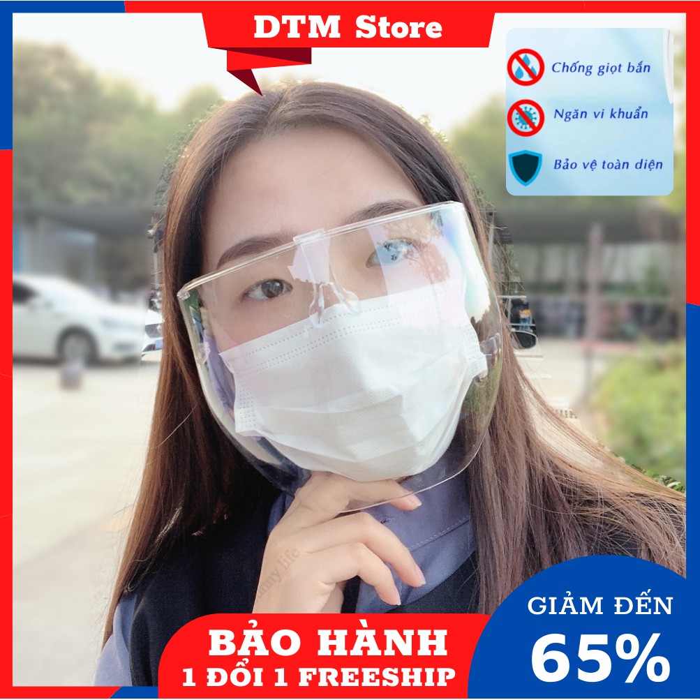 Mắt kính nhựa bảo hộ chống giọt bắn phòng dịch Face Shield loại trong suốt an toàn - DTM Store