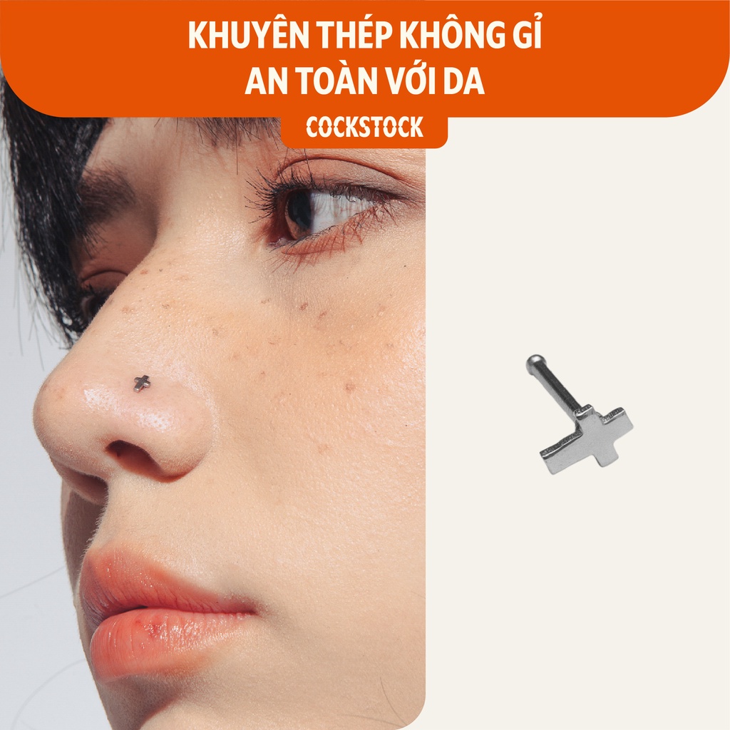 Khuyên mũi thân thẳng CockStock