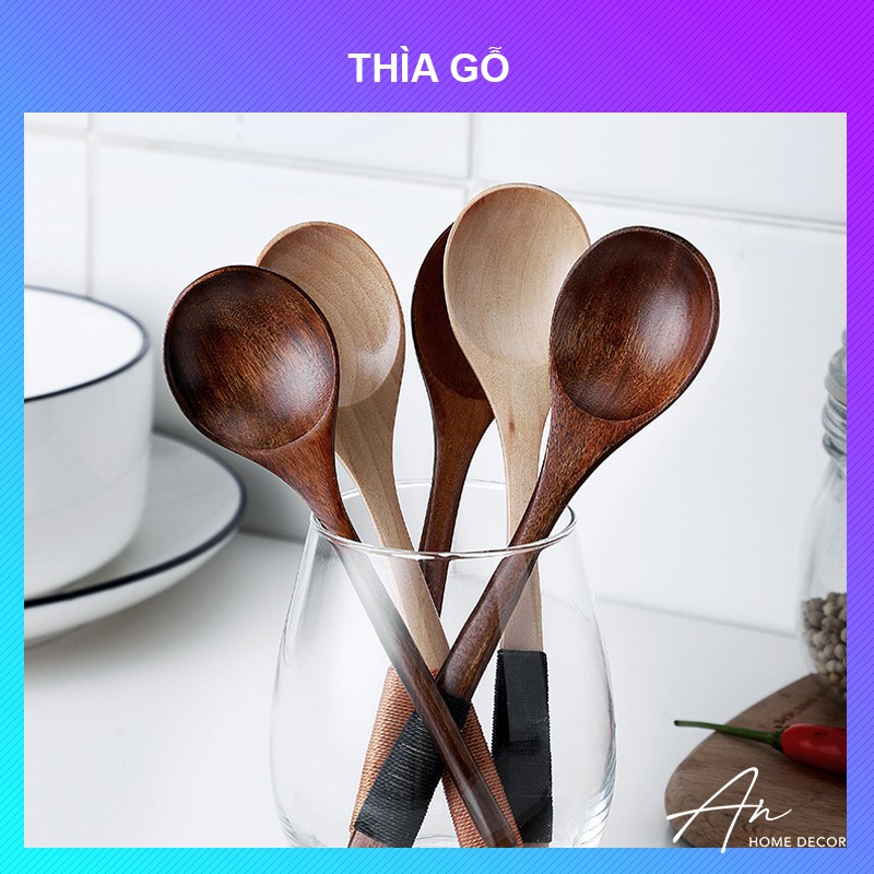 Muỗng thìa gỗ ăn cơm, thìa gỗ súp soup, thìa gỗ cafe cà phê | BigBuy360 - bigbuy360.vn