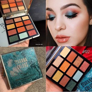 Phấn mắt 12 ô Sivanna Colors Star GLOWING GALAXY BRIGHT