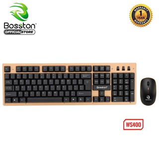 Combo bàn phím và chuột không dây Bosston WS400 - Hãng phân phối chính thức
