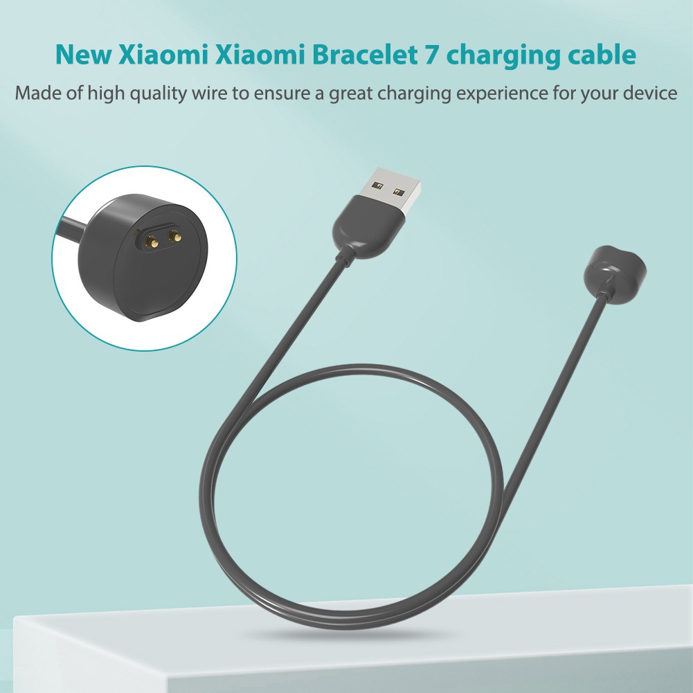 ] 100% Chính Hãng Cho Xiaomi Mi Band 5/6/7 Dây Đeo Thông Minh NFC Từ Cáp Sạc USB @ Iwanna
