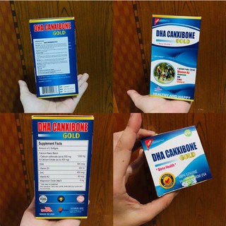 DHA CANXIBONE GOLD-Canxi d3k2 giúp phát triển chiều cao,bổ sung canxi người bị loãng xương tê bì chân tay Nhập Khẩu M