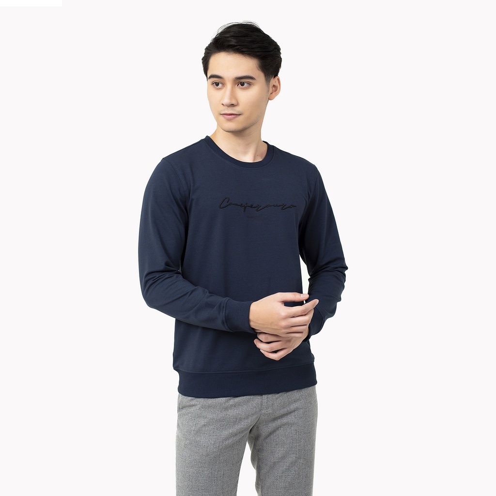 Áo thu đông nam Aristino  cotton mềm nhẹ màu sắc trẻ trung ASW023W1