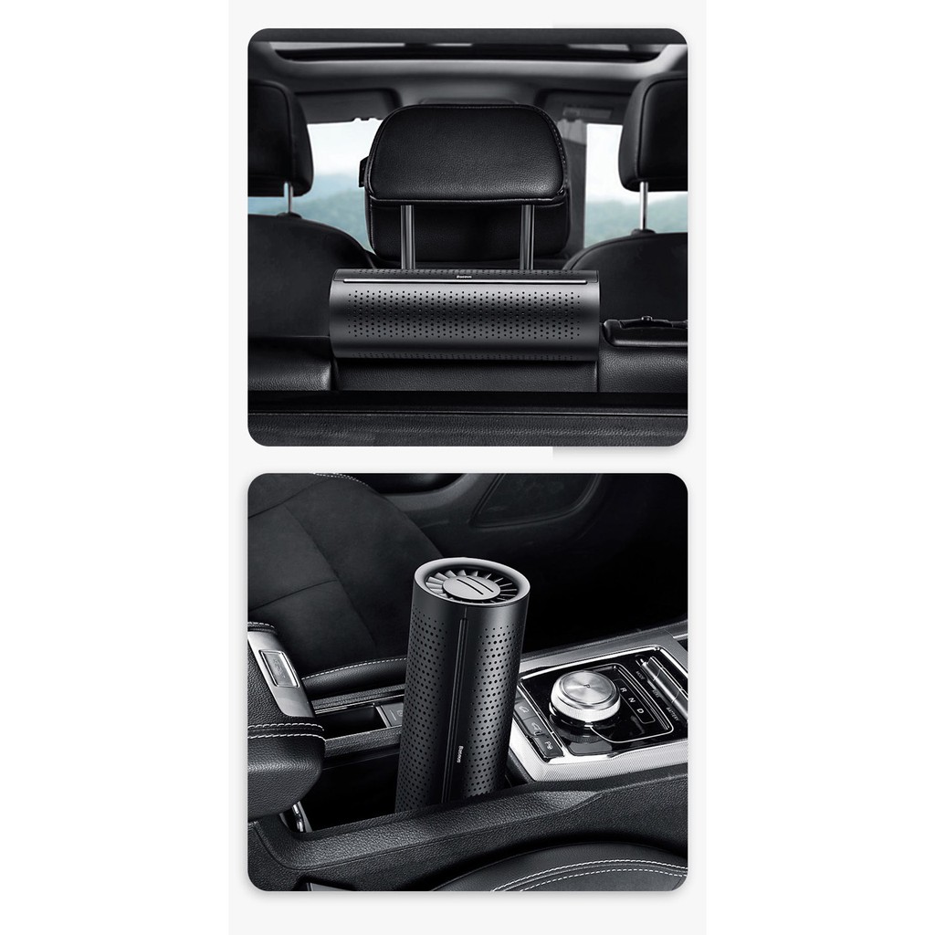 Máy lọc không khí mini trên ô tô Baseus Car Air Purifier Air Cleaner Air Freshener