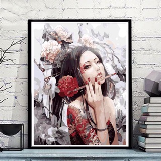 Tranh sơn dầu tự tô