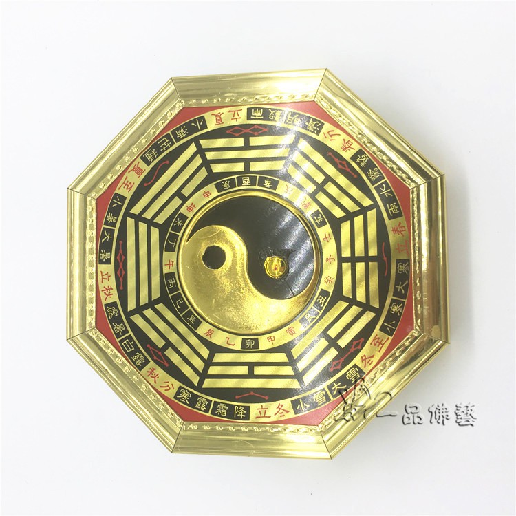 Gương treo cửa, Gương bát quái chất liệu đồng