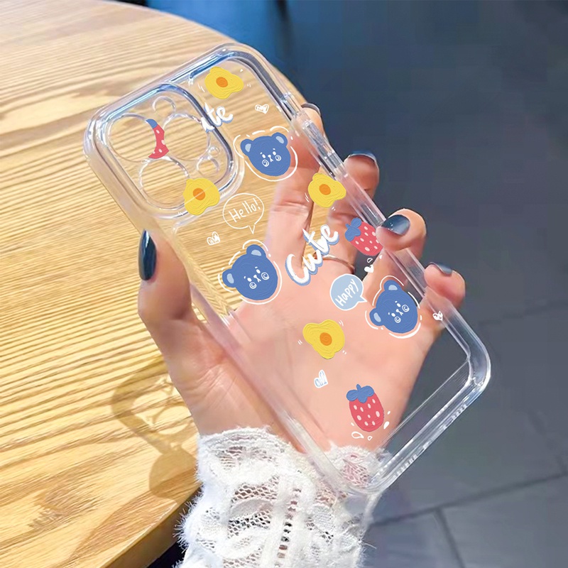 Suntaiho Ốp điện thoại tpu trong suốt cho iPhone 13 11 Pro 13 12 Pro Max XS Max X XR 7 8 Plus