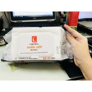 Khăn giấy ướt lotte 120 tờ cao cấp Gia Phú nk032