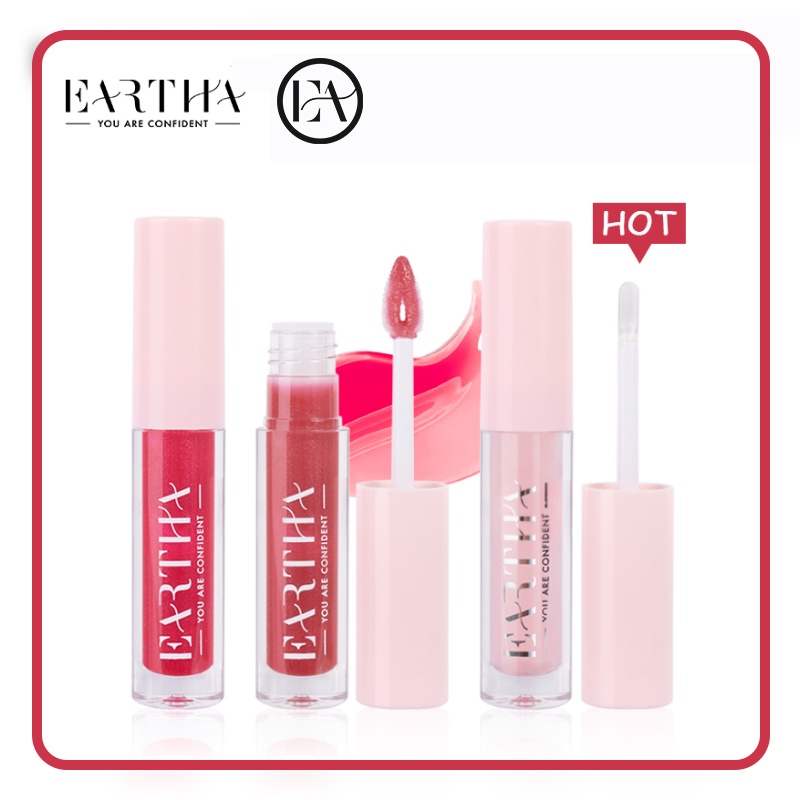 EARTHA Minh bạch ChunCai Son Dưỡng ẩm trong suốt Chống thấm lâu dài