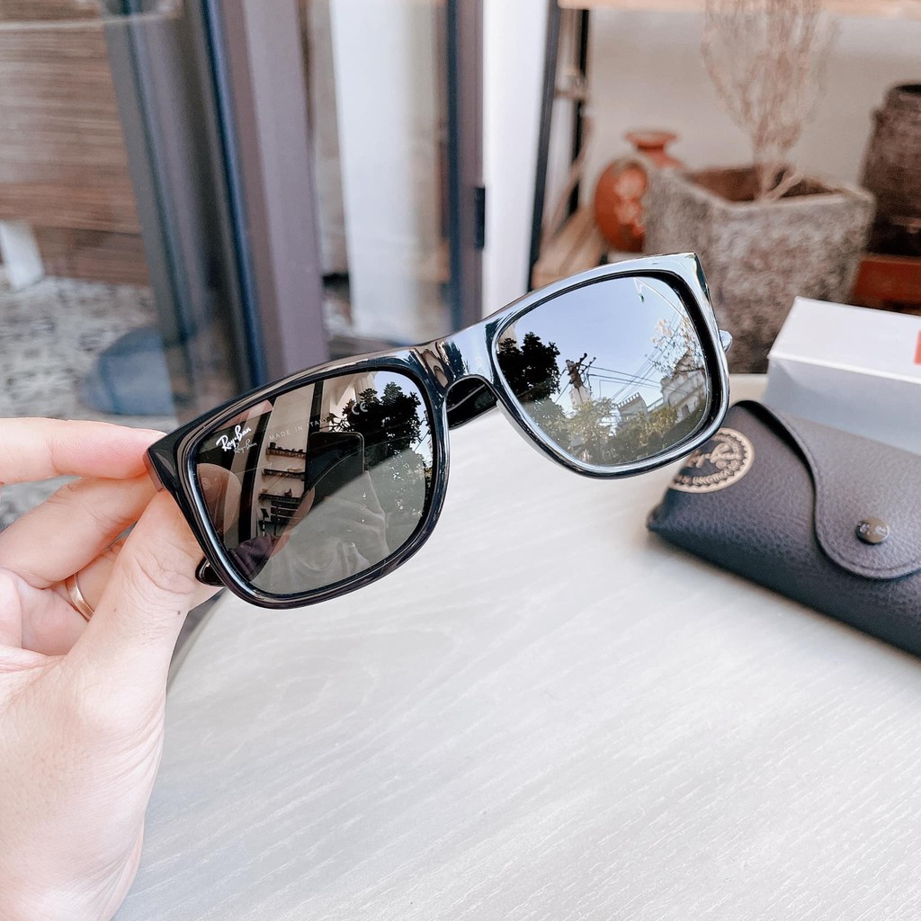 Kính mát Rayban RB4165F Justin 601/71 mắt đen, viền nhựa đen ⚜️Hàng Authentic⚜️