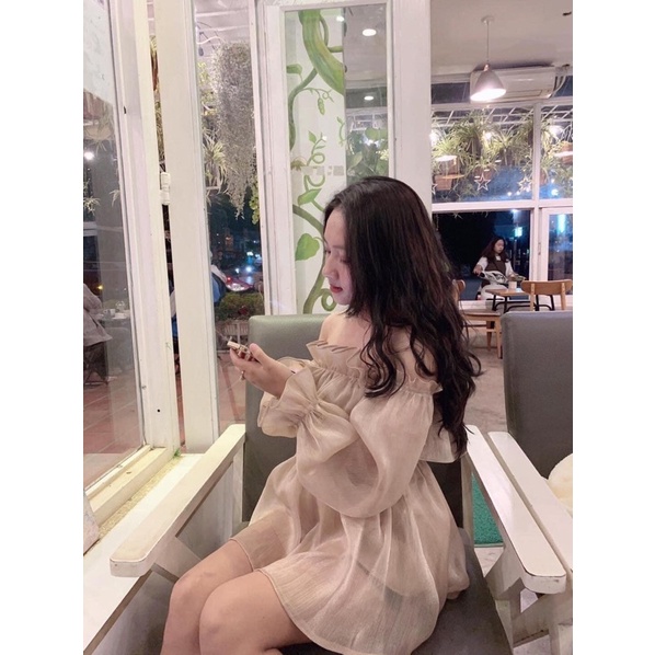 Áo trễ vai tiểu thư siêu xinh