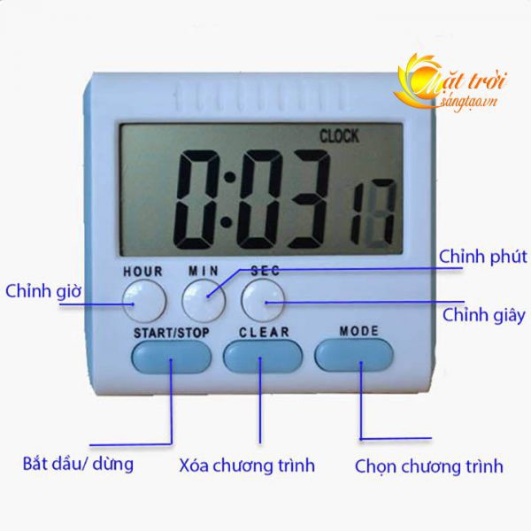 GIÁ CỰC TỐT-  Đồng hồ bấm giờ đếm ngược điện tử mini v3