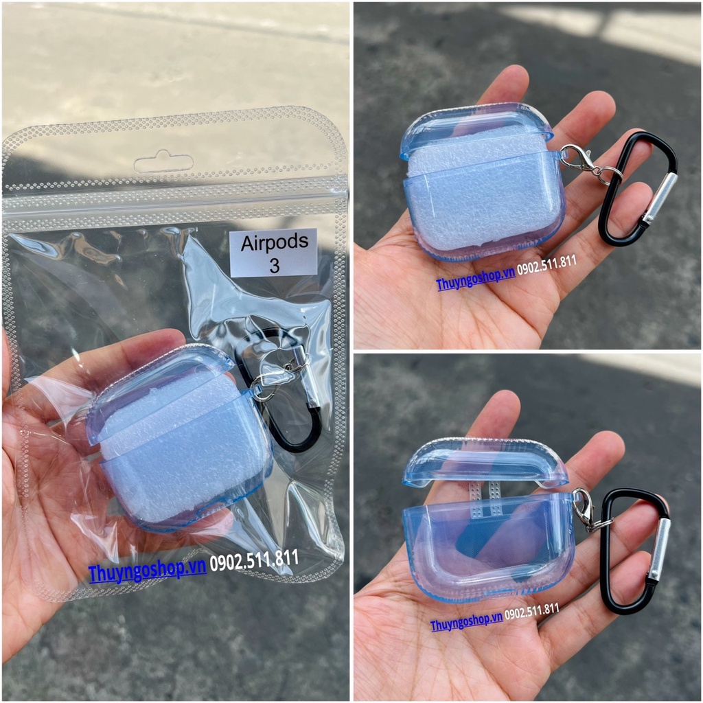Case Silicon dẻo màu trong tai nghe Airpods 1/2 - Airpods 3 - Airpods Pro - Airpods Pro 2