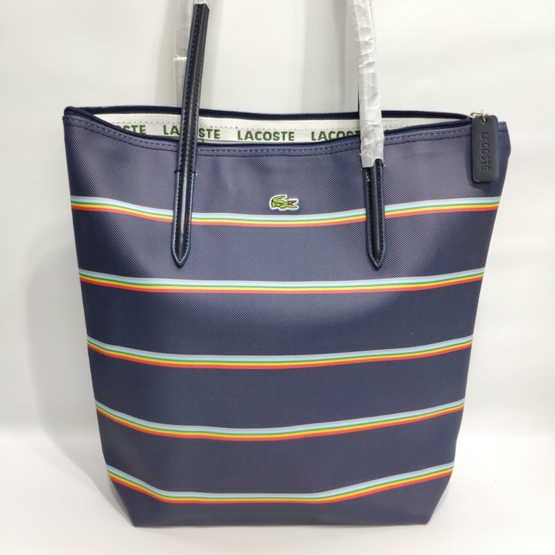 Túi Totebag Lacoste Dọc