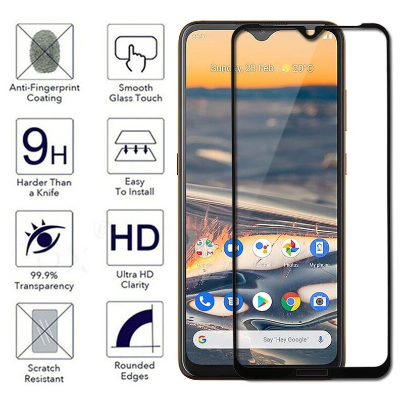 Kính Cường Lực Bảo Vệ Toàn Màn Hình Cho Nokia 5.3 5.4 Nokia 5 5.1 Plus X5
