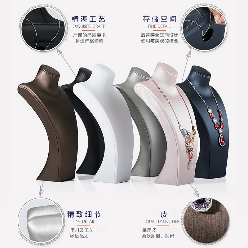 ▉An Luoyi▉Mô Hình Trưng Bày Vòng Cổ Chân Dung Jinduolai Đứng Để Trưng Bày Trang Sức
