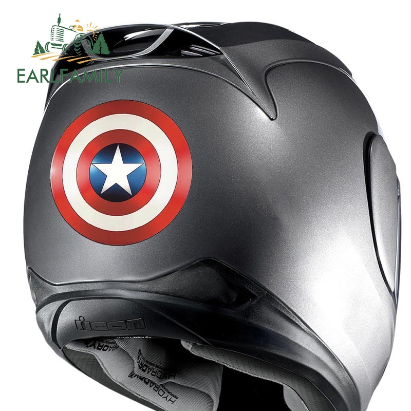Miếng Dán Trang Trí Xe Hơi Hình Khiên captain america marvel Bằng vinyl Chống Nước