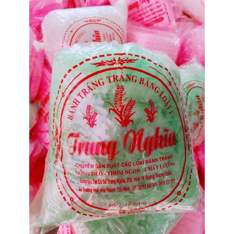 [500g]Bánh Tráng Sợi Lá Dứa TrungNghia