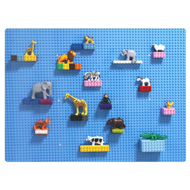 Tấm đế dùng để lắp ráp đồ chơi xây dựng 51x25.5cm thiết kế sáng tạo cho bé