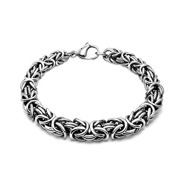 Lắc tay khoen xoắn inox không gỉ