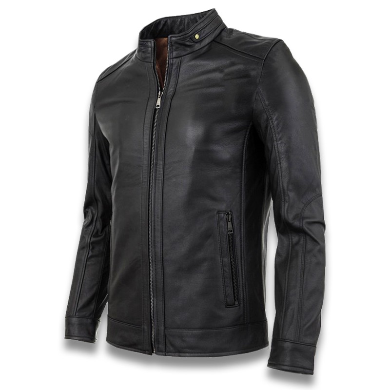 Áo Khoác Da Nam có lót lông thu đông cao cấp Pigofashion PGAD26 Đen | BigBuy360 - bigbuy360.vn