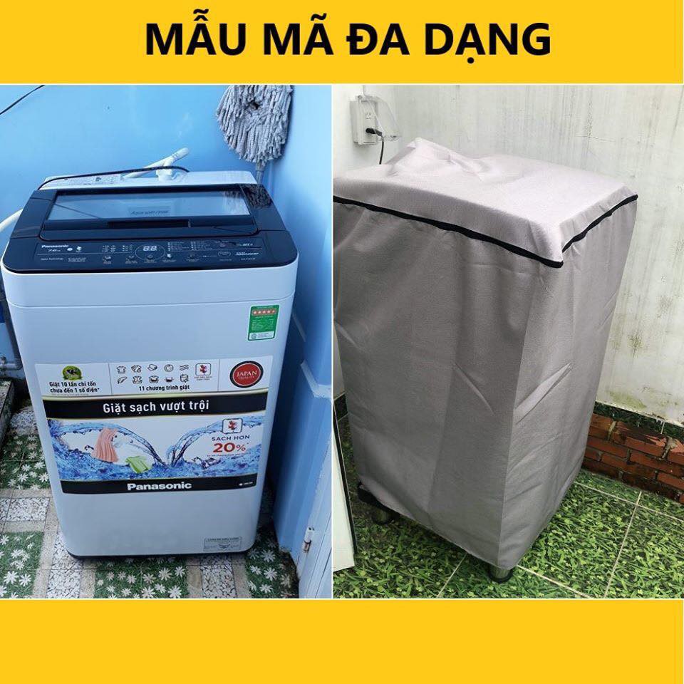 [Vải dù không thấm nước] Áo Trùm Máy Giặt Cửa Trên Toshiba Siêu Bền Chống Mưa Nắng Nóng Từ 7kg đến 14kg