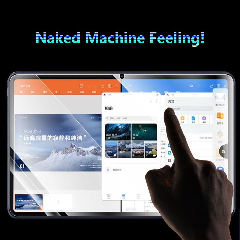 Kính cường lực máy tính bảng chống dấu vân tay cho Samsung Galaxy Tab S7 Plus FE A7 10.4 2020 S6 Lite A 10.1 8.0 S S5e