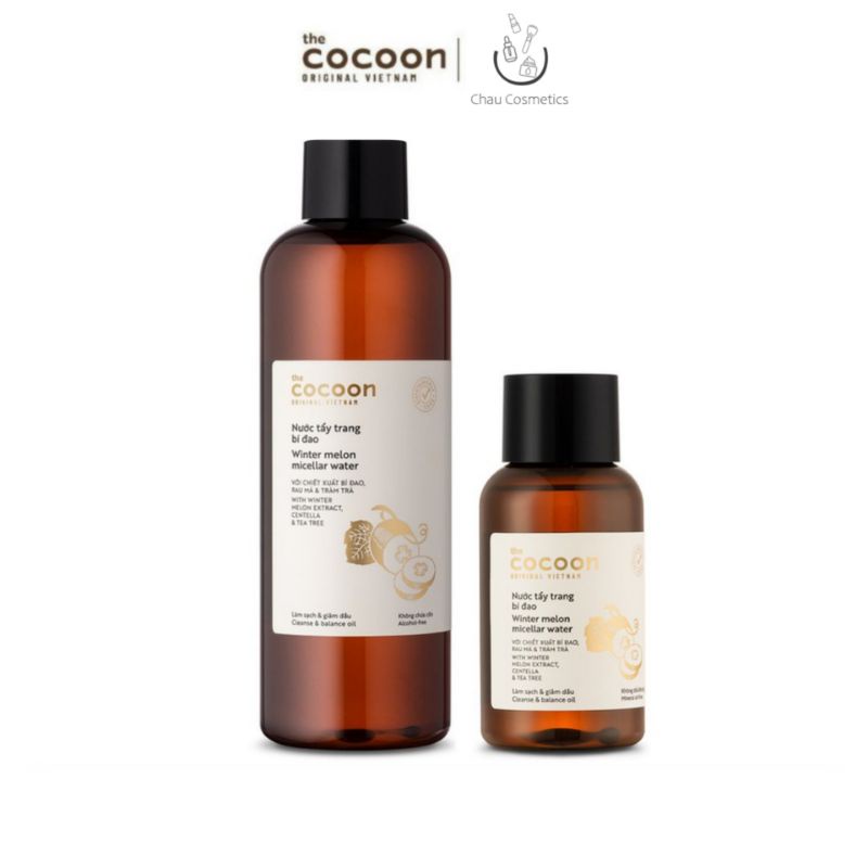 Nước tẩy trang bí đao Cocoon 140ml-500ml