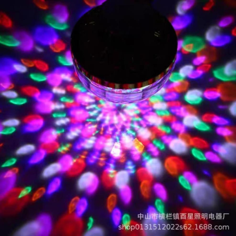 Đèn LED Vũ Trường HD Xoay 7 Màu 💥 SIÊU HOT💥 Mẫu Mới 2021