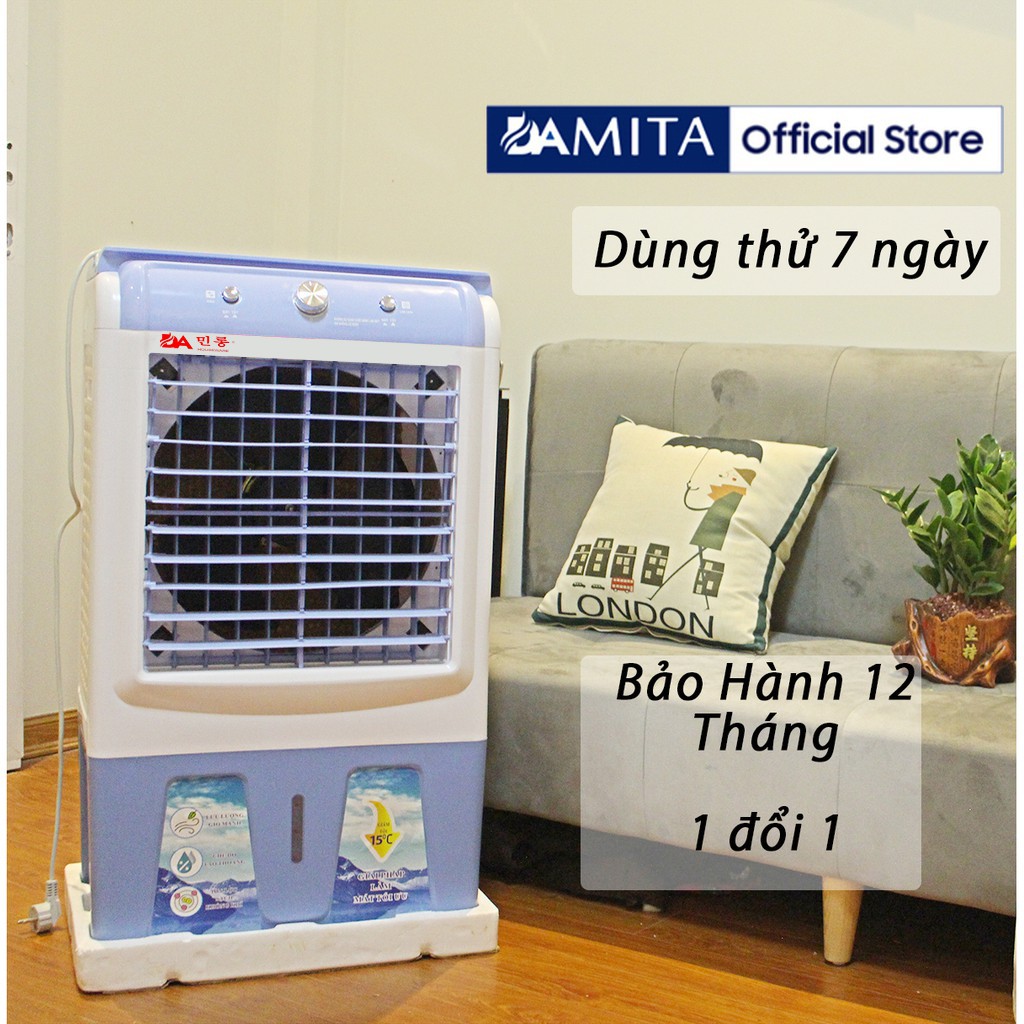 Quạt Hơi Nước Điều hòa  nhật bản DAMITA 40l 50l 60l hơi nước MÔ TƠ ĐỒNG hàng cao cấp ảnh thật giao trong ngày tại hà nội | BigBuy360 - bigbuy360.vn