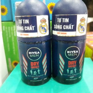 Lăn khử mùi Nivea Men 48h (25ml-50ml)