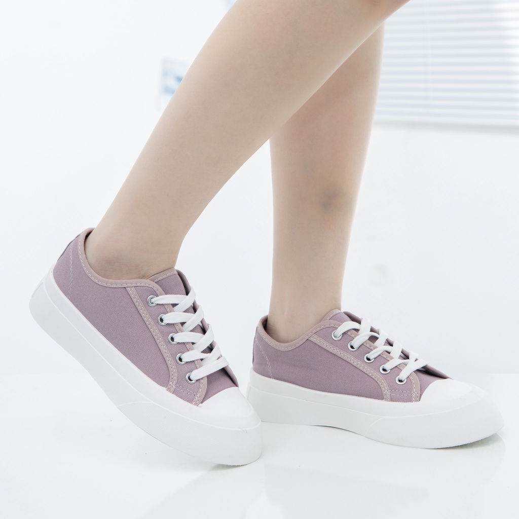 Giày MWC 0657 - Giày Thể Thao Nữ Sneaker Vải Đế Bánh Mì Thiết Kế Trẻ Trung