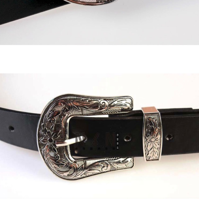 femi.lab Dây nịt hoa văn cổ điển (Vintage belt) HÌNH THẬT