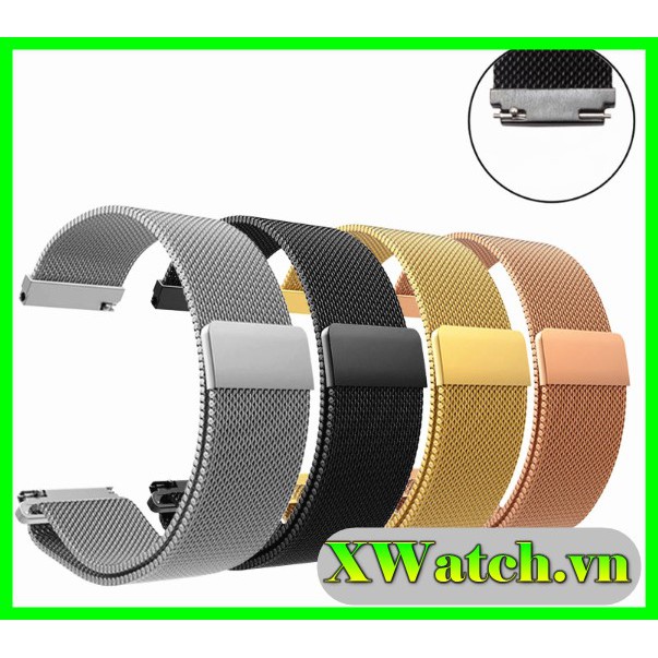 Dây thép lưới Milanese Loop thép không gỉ cao cấp 12mm ->24mm