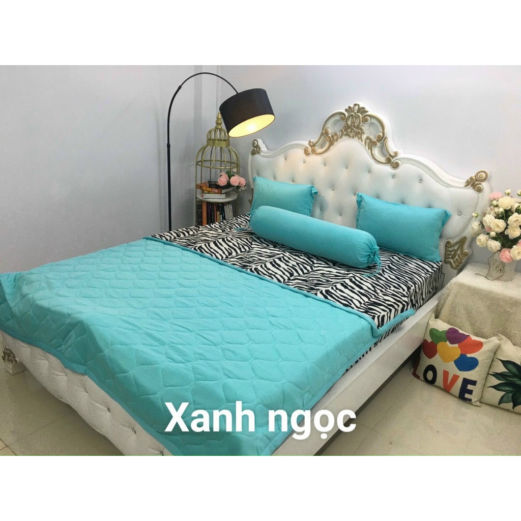 Bộ Ga Giường Thun Lạnh Hàn Quốc MẪU MỚI HN181- Xưởng Ga Gối Hồng Nhung