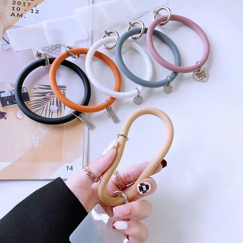 Vòng Đeo Tay Silicon Nhiều Màu Đa Năng Thời Trang Sáng Tạo Chống Rơi