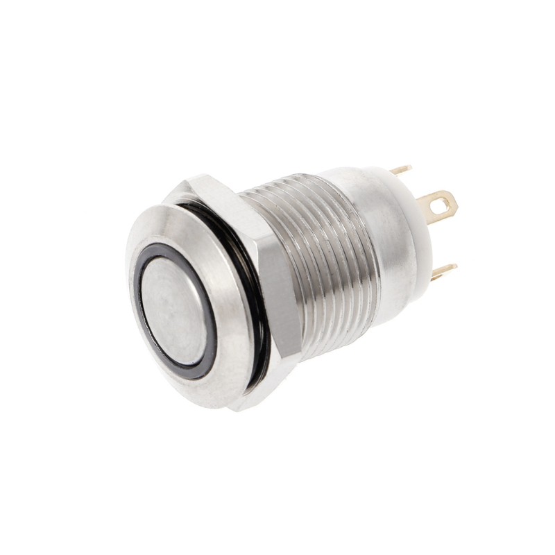 Công Tắc Nút Nhấn Có Đèn Led 12mm 3a / 220v Dc